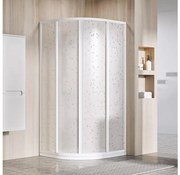 Ravak 3117O10211 - Czteroczęściowa kabina prysznicowa ćwierćokrągła SUPERNOVA 90x90 cm, biała