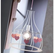 ONLI - Żyrandol dziecięcy TITTA 1xE27/22W/230V różowy