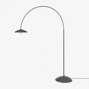 Żelazna Lampa Podłogowa Ogrodowa Lomira Grafitowa Szarość - Sklum