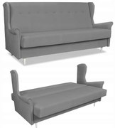 Wersalka sofa uszak kanapa rozkładana Ari szara