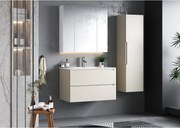 Kaszmirowy Zestaw do Łazienki 80cm Szafka z Umywalką Słupek Etna