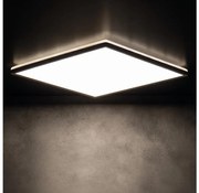Kanlux 31511- LED Plafon łazienkowy AZPO LED/22W/230V 42x42 cm IP54 czarny