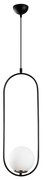 Lampa wisząca Mudoni - MR - 837, czarno-biała