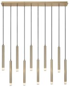 Rabalux 72365 - Żyrandol na lince RAMIRA 10xG9/5W/230V złoty