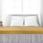 4Home prześcieradło frotte Ideal musztardowy, 90 x 200 cm, 90 x 200 cm
