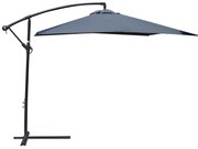 Parasol ogrodowy SOLASI 250x250 cm, grafitowy