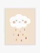Oprawiony druk cyfrowy Lovely Rain