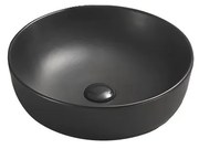 Mexen Lana umywalka nablatowa 41 x 41 cm, czarna mat - 22234185
