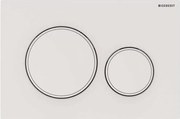 Geberit 115.882.01.1 - Przycisk spłukujący Sigma20 24,6x16,4 cm biały