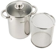 Wysoki Garnek Z Koszem Do Gotowania Szparagów I Spaghetti G3-B94