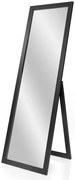 Czarne prostokątne lustro stojące C4-G72