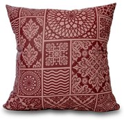 Kvalitex Poszewka na poduszkę Tokyo bordowy, 50 x 70 cm