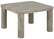 Jasnoszary stolik w dekorze marmuru 60x60 cm Solano – Actona