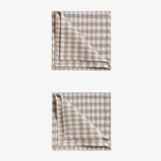 Zestaw 2 Serwetek Z Bawełny Hillary Praliné - Sklum