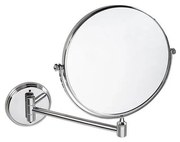 Lustro kosmetyczne 23x28 cm srebrne