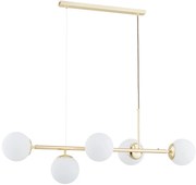 Żyrandol na lince DANSA 5xE14/10W/230V złoty