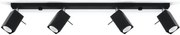 Listwa oświetleniowa MERIDA 4L czarna SOLLUX  LIGHTING