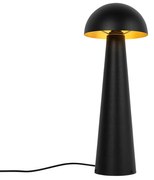 Zewnetrzna Zewnętrzna lampa podłogowa czarna 65 cm - Grzyb Nowoczesny Oswietlenie zewnetrzne