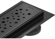 Mexen Flat M12 odpływ liniowy 50 cm, czarny - 1721050-15