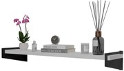 Półka Ścienna Czarny Na Książki + Biały R1-R83