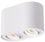 Zuma Line ACGU10-190-N - Oprawa punktowa RONDOO 2xGU10/50W/230V biała