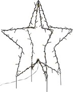 Czarna świąteczna dekoracja świetlna Foldy – Star Trading