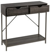 Brązowa konsola 30x80 cm – Casa Selección