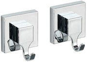 Wieszaki łazienkowe SQUARE 2 sztuki, Vacuum - Loc, WENKO