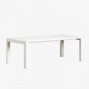 Prostokątny Stół Jadalniany Arnadine Gardenia Biel & 220 X 100 Cm - Sklum