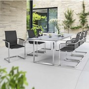 Stół ogrodowy Ego 160 x 95 cm Kettalux Plus antracyt KETTLER