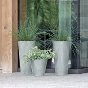 Donica ogrodowa wysoka Tubus Slim Beton Effect 76 cm beton PROSPERPLAST