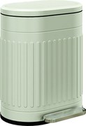 HOMCOM Kosz na śmieci 20L z pokrywą pedałem, wyjmowanym pojemnikiem i funkcją Soft-Close, 36,5 x 31,2 x 45 cm, zielony | Aosom PL