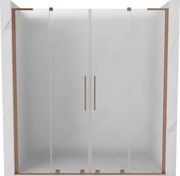 Mexen Velar L Duo drzwi prysznicowe rozsuwane 170 cm, szron, miedź szczotkowana - 871-170-003-32-65