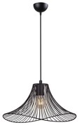 Czarna lampa wisząca ø 40 cm Wavy – Squid Lighting