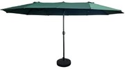 Ciemnozielony parasol do ogrodu K4-C95