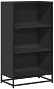 Czarny regał stojący do salonu T8-M90