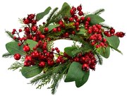 Wieniec świąteczny Jagody bzu, 30 cm