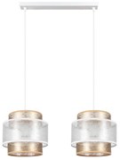 Żyrandol na lince GABI 2xE27/60W/230V złoty/biały