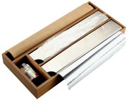 Dyspenser do folii spożywczej i papieru, bambus, 42 x 19 cm