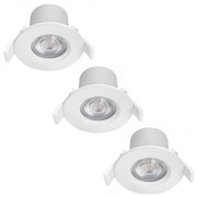 Philips - ZESTAW 3x LED Ściemnialne oświetlenie łazienkowe LED/5W/230V 2700K IP65