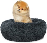 Pluszowe legowisko dla psów 40 cm ciemnoszare