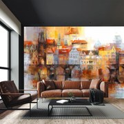 Fototapeta - Malowana Praga (196x136 cm)