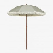 Parasol Miska Ø175 Cm Tkanina I Stal Awokado - Sklum