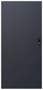 Drzwi blaszane 90, lewa, antracyt