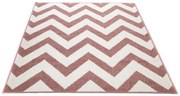 Dywan Lotto Zygzak Różowy 160 cm x 235 cm