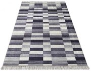 Szary dywan w kratkę Z4-L72
