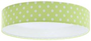 LED Lampa sufitowa GALAXY KIDS LED/24W/230V zielono-białe kropki