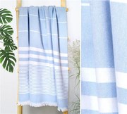 Ręcznik Plażowy Greno Elegant Lazur 90x180 cm niebieski GRENO