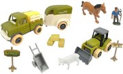 Zestaw konstrukcyjny Traktor na farmie