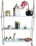 Półka ścienna młodzieżowa biała C5-L17